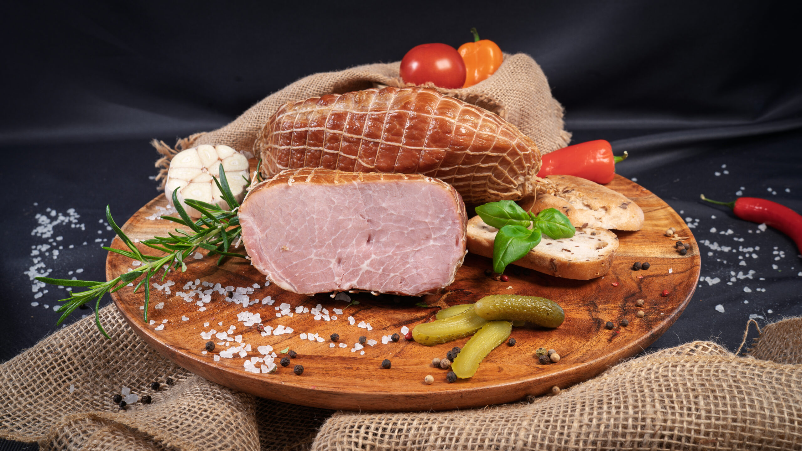 Szynka z tłuszczykiem 500g - obrazek 2