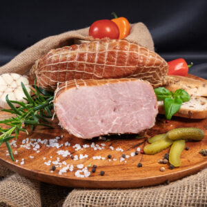 Szynka z tłuszczykiem 450g