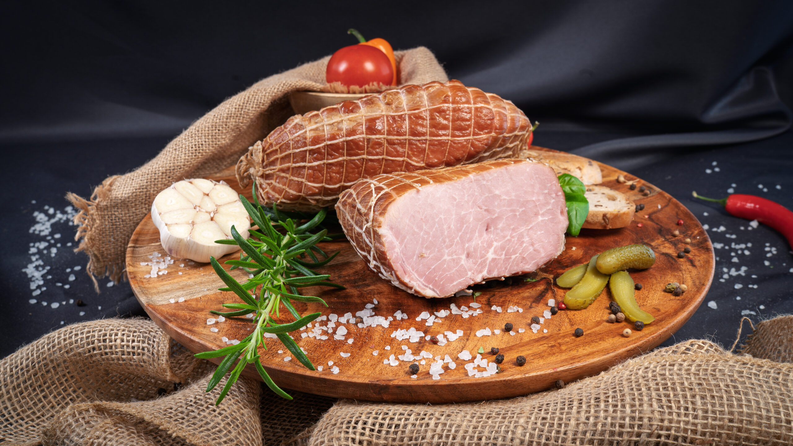 Szynka z tłuszczykiem 500g - obrazek 3